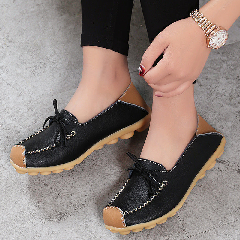 Casual Shoes Flat-bottomed Two-wear Step-on Single Shoes Casual Shoes