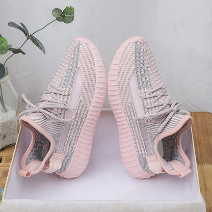 Breathable Sneakers Flying Woven Coconut Shoes Men's Shoes Cover Sneakers