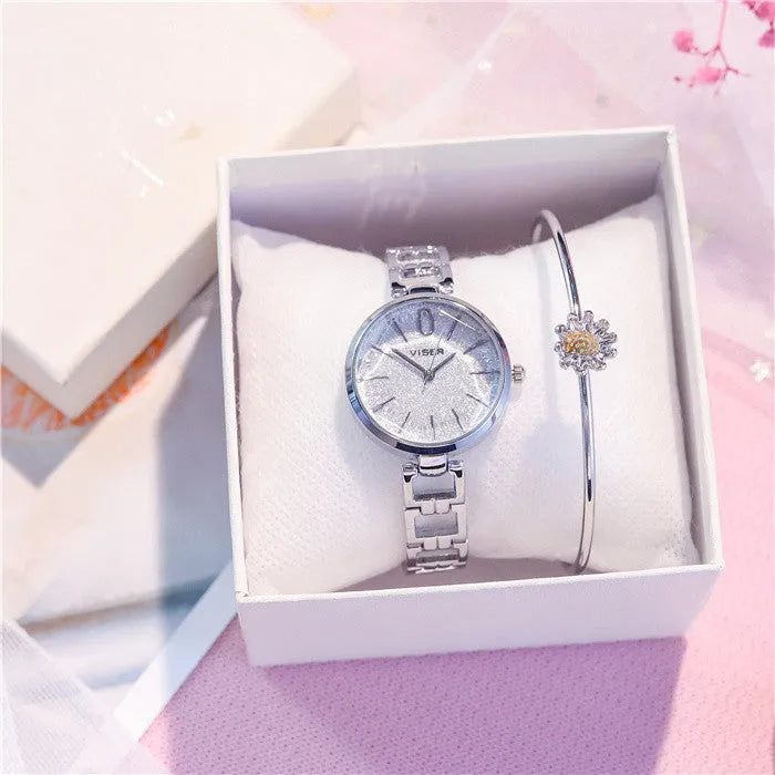 Small dial Watch Female Student Korean Version Of Simple Temperament Small Dial