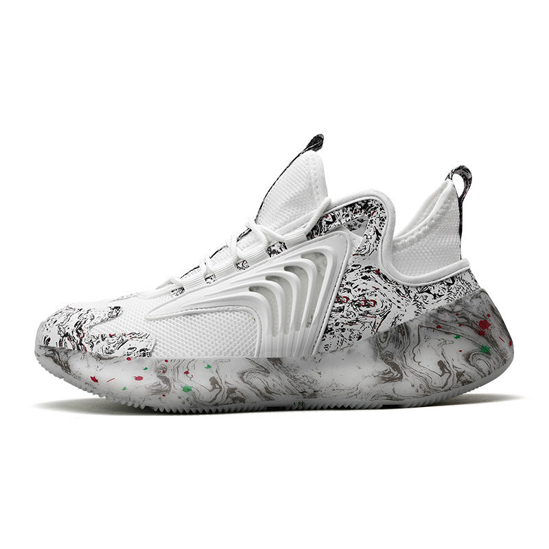 Low-top lace-up casual shoes