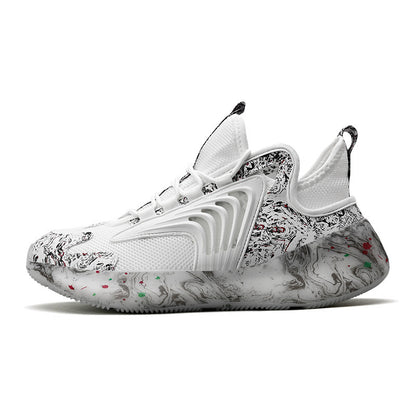 Low-top lace-up casual shoes