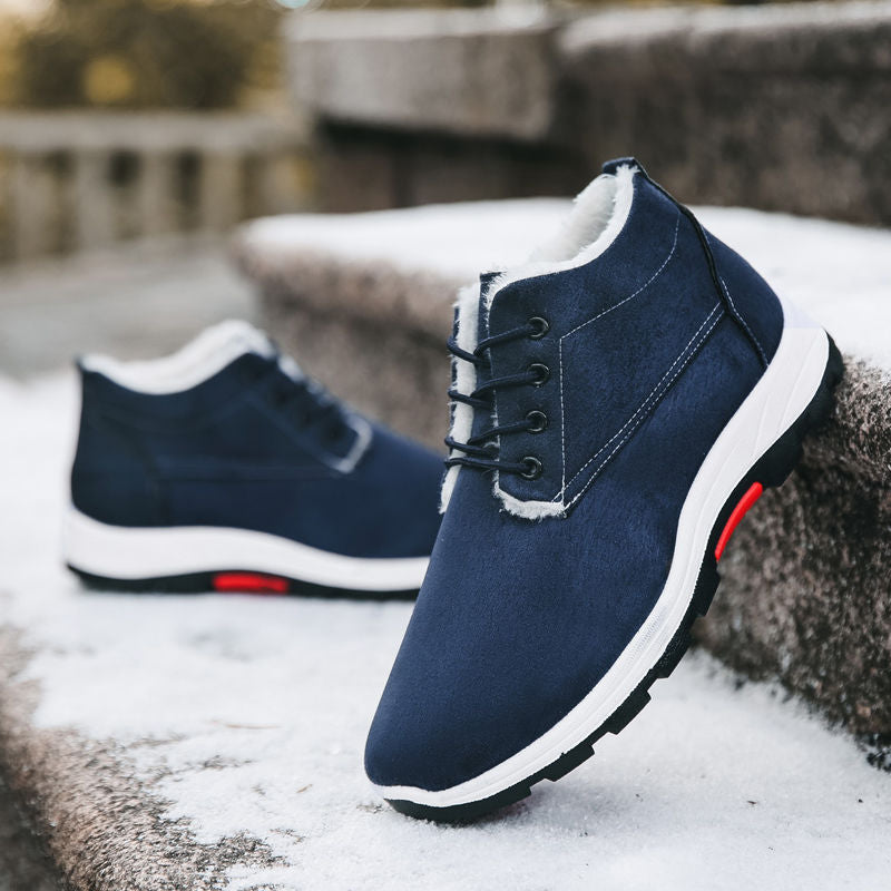 Casual British Boots rubber wear-resistant cotton shoes