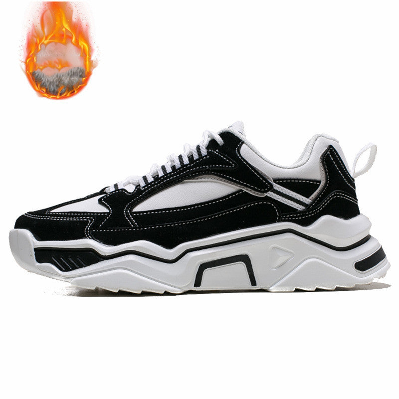 breathable casual sneakers Men's thick-soled breathable casual sneakers