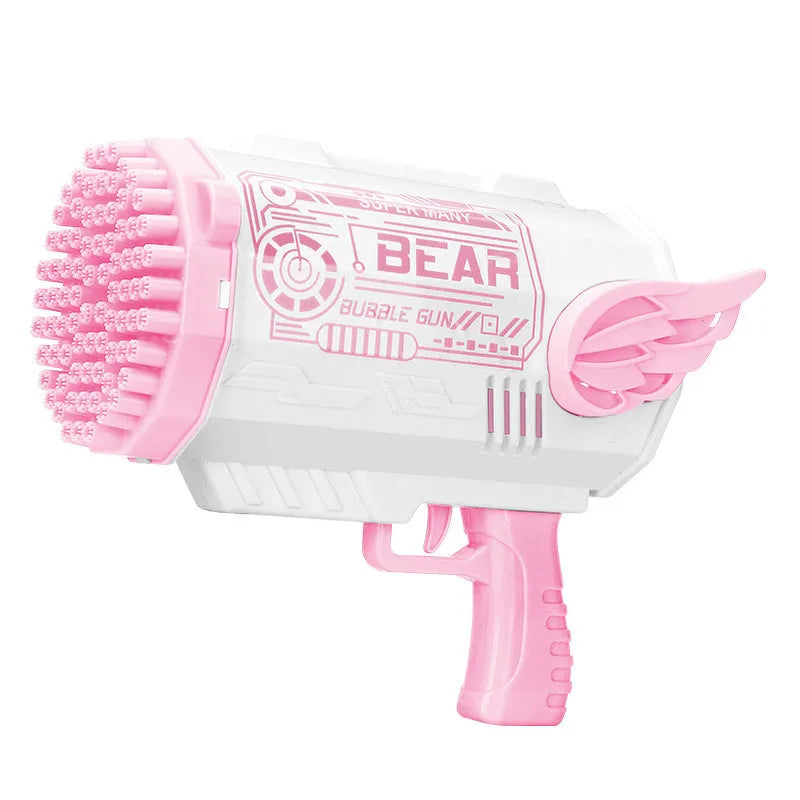 80-hole Bubble Machine All-self Electric Rocket Gatling