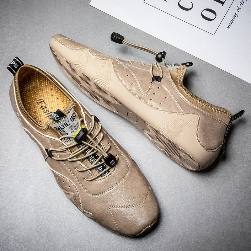 Breathable Leather Shoes Versatile Fashion Men's Casual Leather Shoes