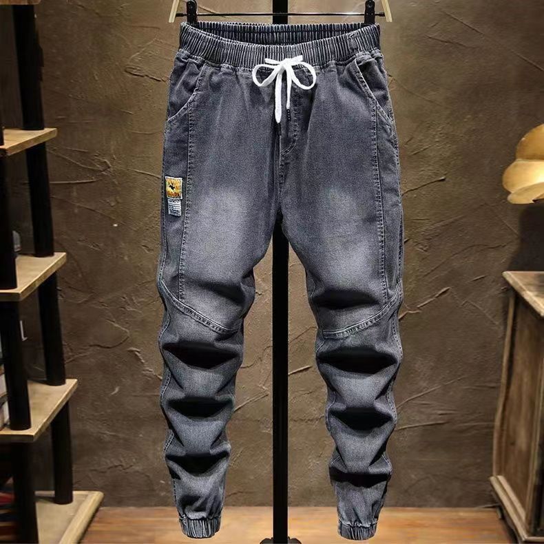 Men's Loose Tie Elastic Waist Pants