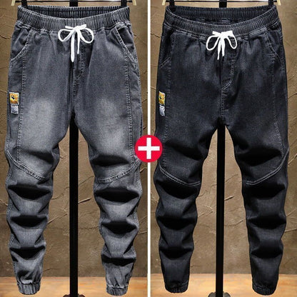 Men's Loose Tie Elastic Waist Pants