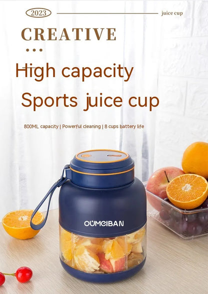 Electric Portable Small Wireless Juicer Cup Tons Barrels Juice