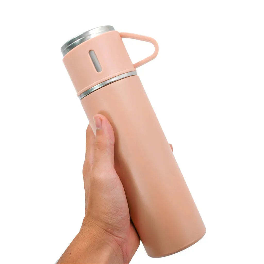 Thermal Bottle With Cup 500ml Stainless Steel Double Wall Thermal Bottle With Cup