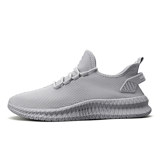 Woven Mesh Sneaker Small White Shoes Summer And Autumn Plus Size Men's Sports Casual Shoes