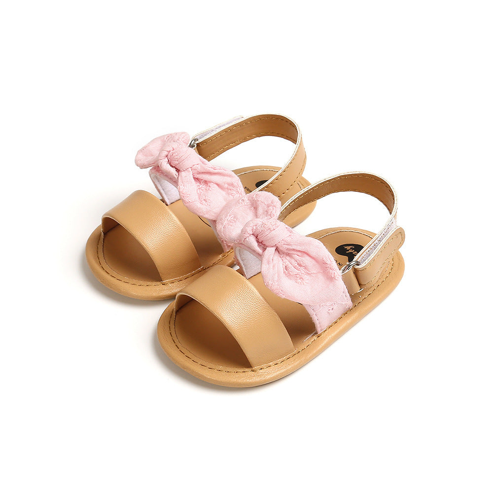 baby sandals Small bow soft sole non-slip baby sandals