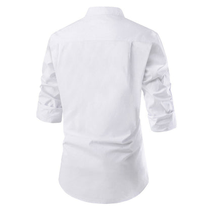 Men's Shirt Slim Long Sleeve Dress Shirt