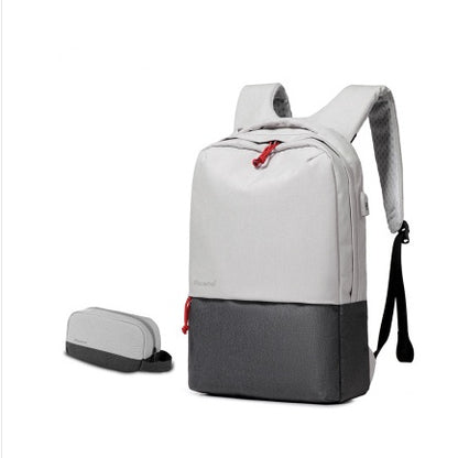 Computer bag backpack leisure student-functional USB charging knapsack