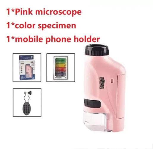 Children's Handheld Microscope Portable Optical Handheld Microscope Toy Mini Creature