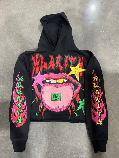 Long Sleeve Round Neck Retro Street Loose Casual Couple Pullover Sweater