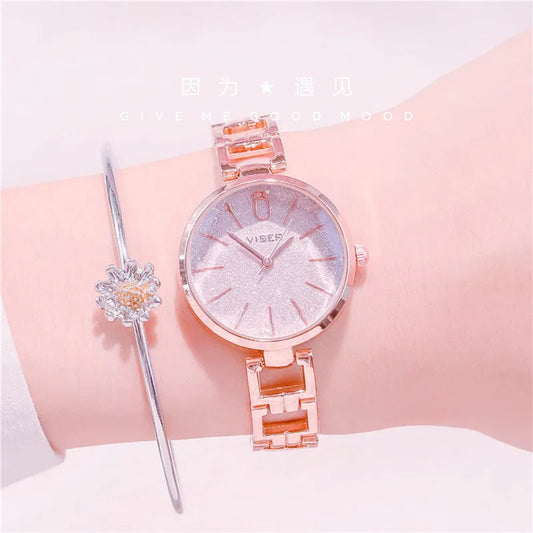 Small dial Watch Female Student Korean Version Of Simple Temperament Small Dial