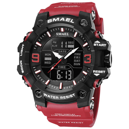 Sports Waterproof Electronic Watch Multi-function Training Alarm Clock Watch - sumet.shop