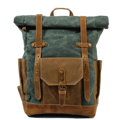 waterproof rucksack Retro contrast color waterproof rucksack