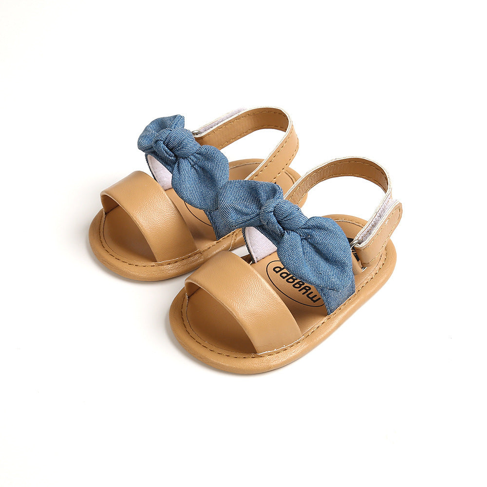 baby sandals Small bow soft sole non-slip baby sandals