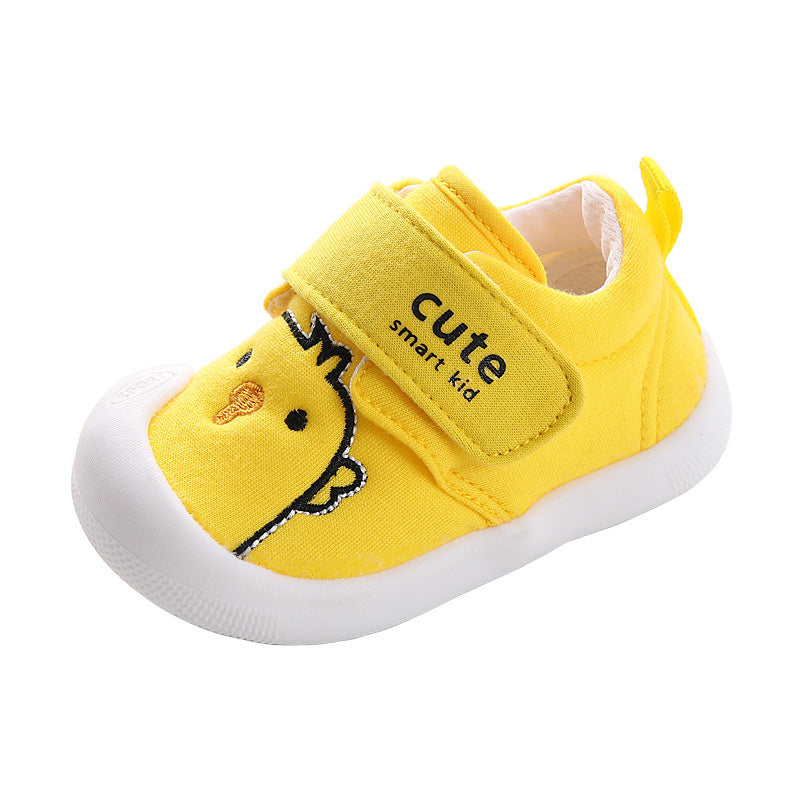 Children's indoor shoes antiskid girl's canvas shoes