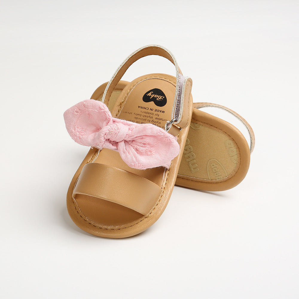 baby sandals Small bow soft sole non-slip baby sandals