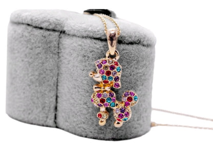 Jewelry necklace female fashion princess dog diamond adjustable necklace