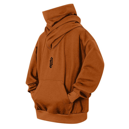 Pile Collar Hooded Sweater Men's Loose Casual - sumet.shop