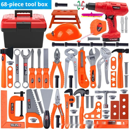 Children's Tool Kit Baby Simulation Repair Tool Electric Drill Screwdriver Play House Toy