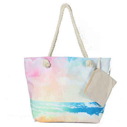 Beach Waterproof Bags Canvas Beach Tote Bag For Women.