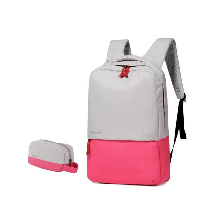 Computer bag backpack leisure student-functional USB charging knapsack