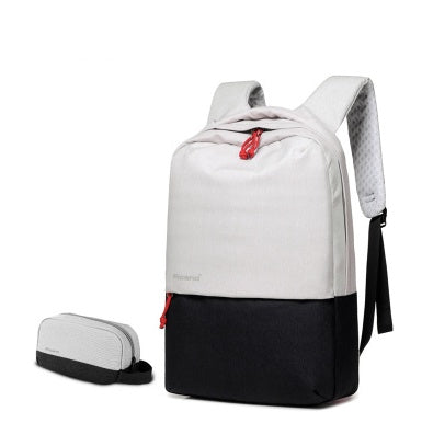 Computer bag backpack leisure student-functional USB charging knapsack