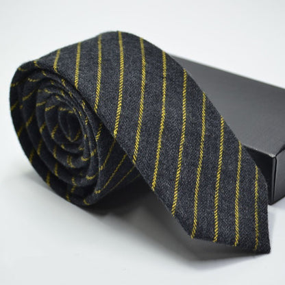 Man tie Wedding dress tie imitation wool plaid striped tie