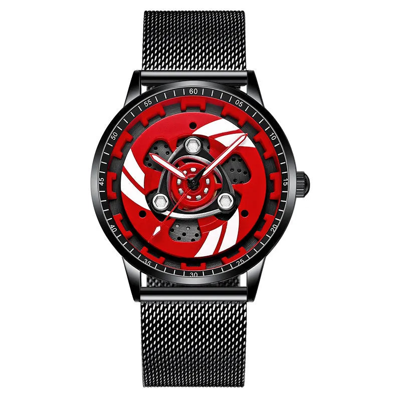 Wheel Men's Watch Skeleton Forged Caliper AMG488 Wheel Men's Watch