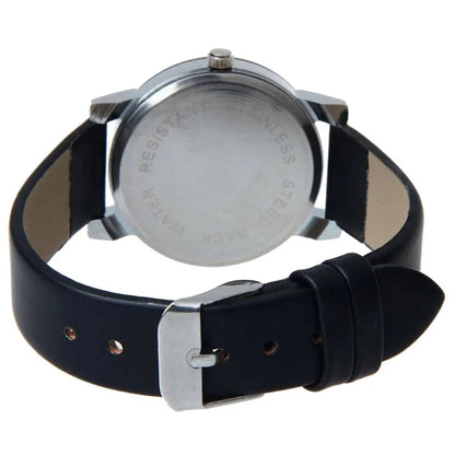 belt watch  Couple convex meridian belt watch casual men and women children table electronic watch