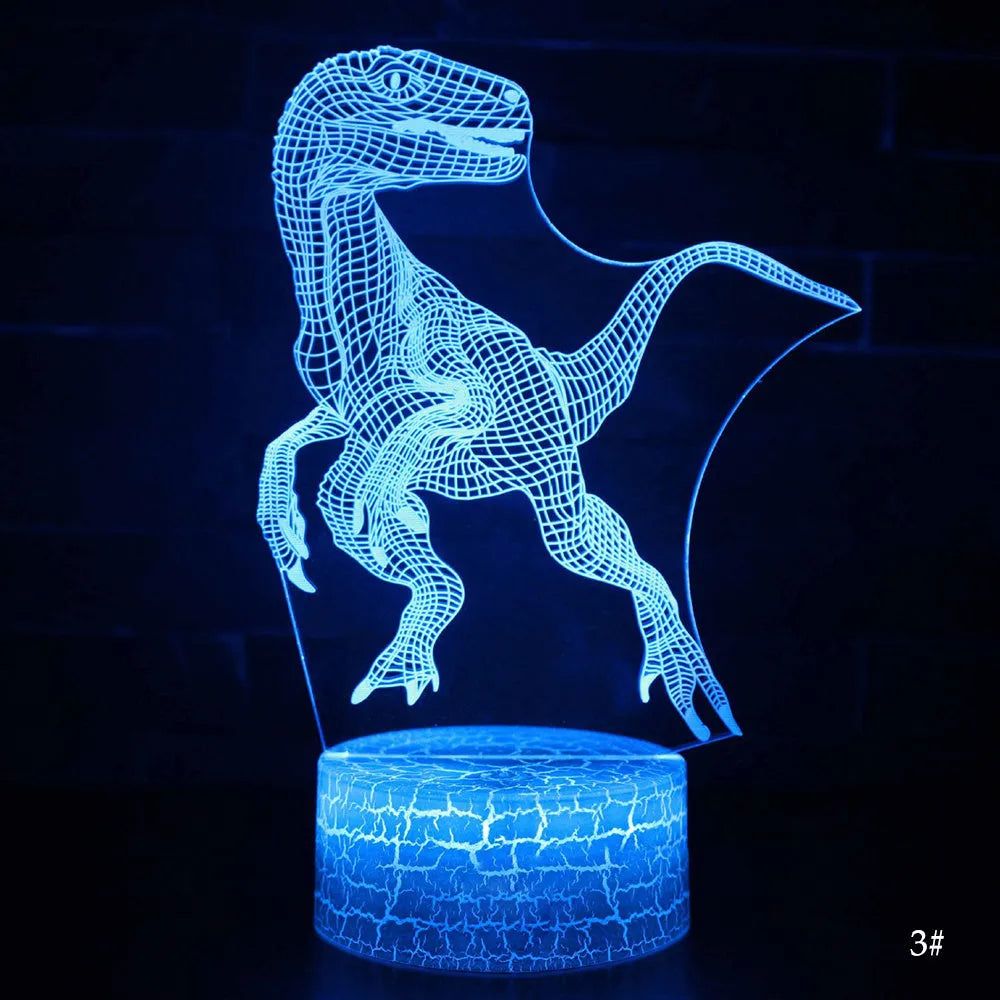 Dinosaur night light shape creative table lamp New led night light, Adapter tv, sumet.shop