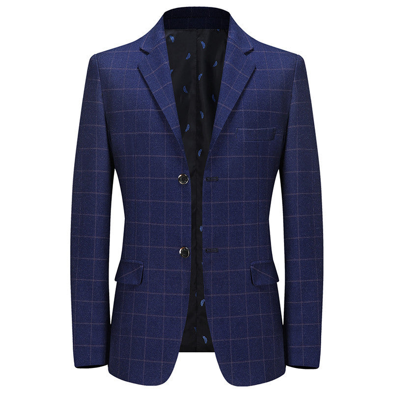 New Leisure Suits For Men Coat Plaid Fashion - sumet.shop