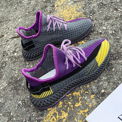 Women's casual Sneaker running flying woven coconut shoes