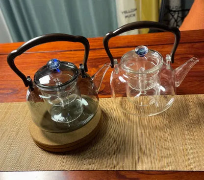 Glass Teapot High Borosilicate Glass Teapot With Lifting Beam