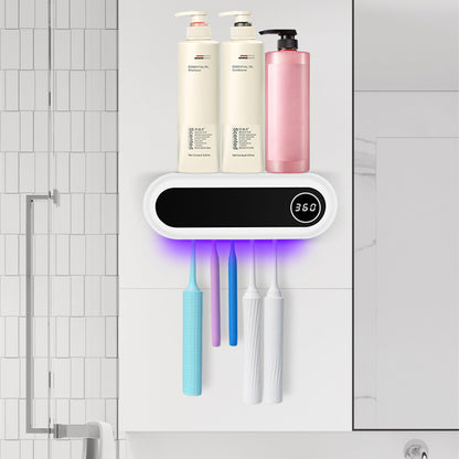 Wall Mounted Toothbrush Holder UV Sterilizer