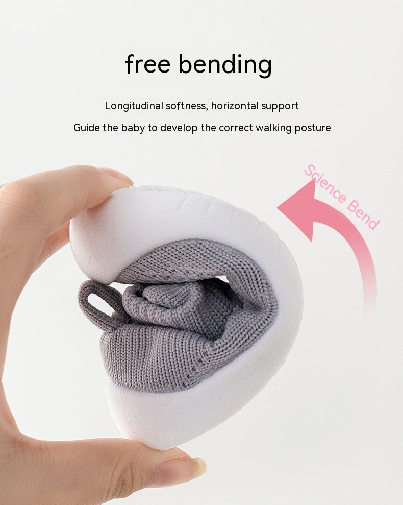 Soft Bottom Non-slip Can't Kick Off Baby Shoes