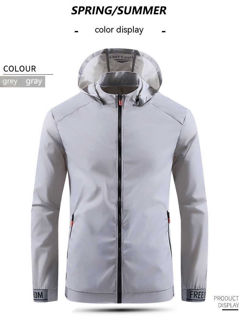 Jacket Summer Lightweight Breathable And UV-resistant Hooded Sun-proof Top