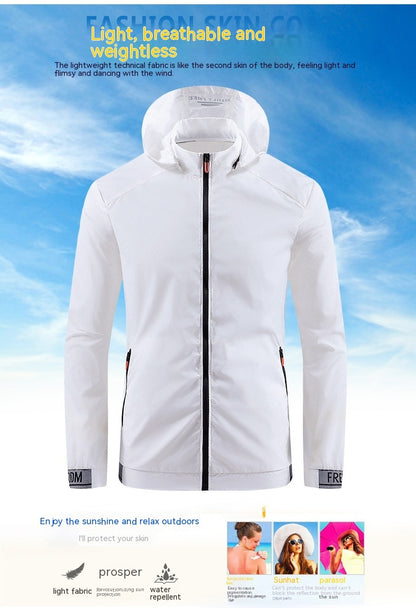 Jacket Summer Lightweight Breathable And UV-resistant Hooded Sun-proof Top