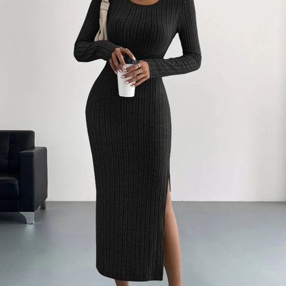 Long Dress Knitted Long Dress Women's Clothing