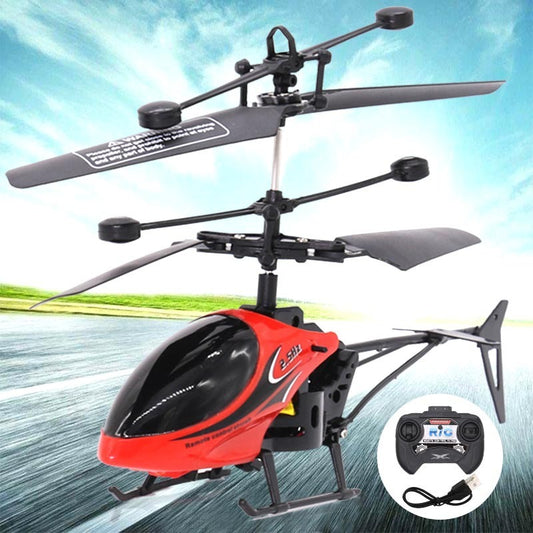 Two-way remote control helicopter with lights