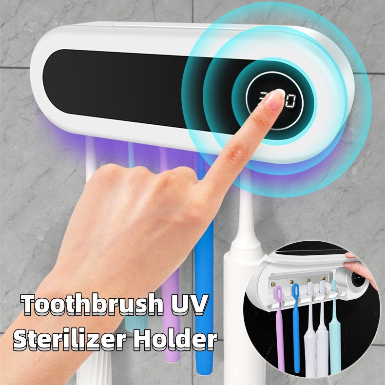 Wall Mounted Toothbrush Holder UV Sterilizer