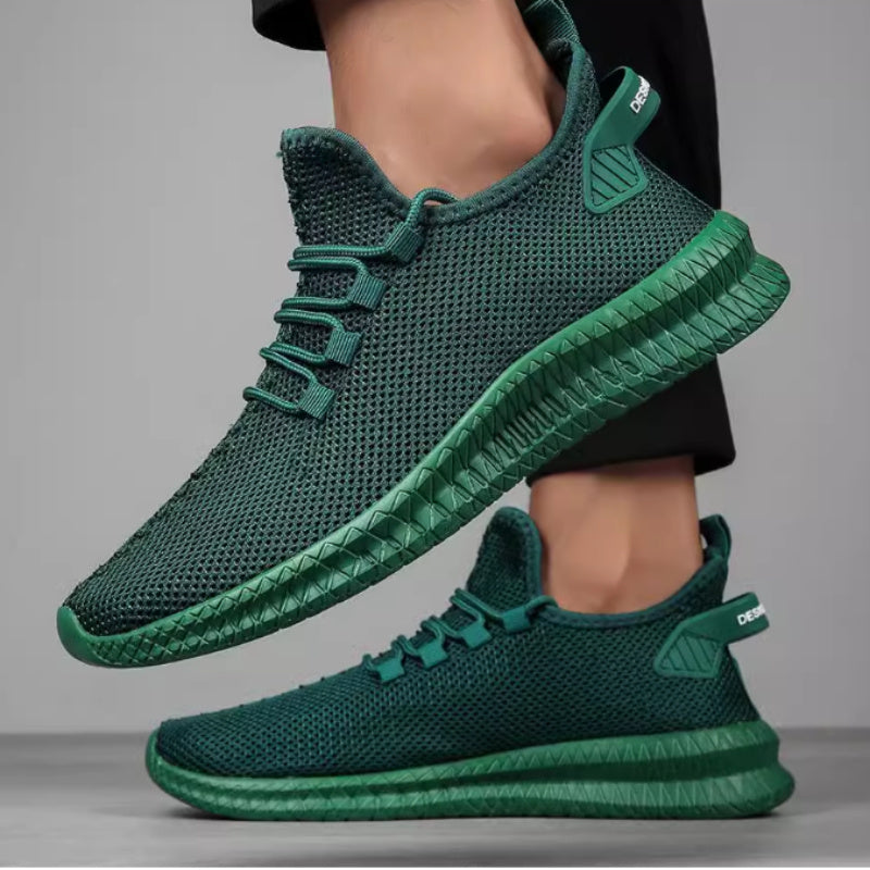 Sports Shoes Breathable  Summer Shoes Men's Sports Shoes Breathable Fly Woven Low Cut