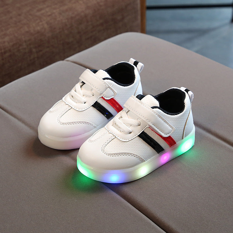 LED Sneakers Kimmy White LED Sneakers Shoes