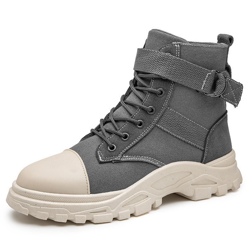 casual high top Boots Martin boots men's autumn retro casual high top