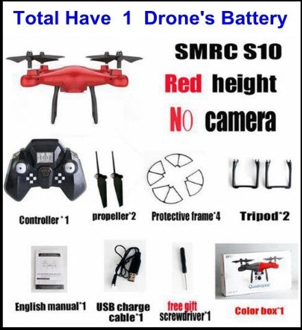 Drone Helicopter UAV  Sales Promotion WiFi 2MP Camera With S10 SMRC FPV Quadcopter Drone Helicopter UAV Micro Remote Control Toy RACER KIT Aircraft