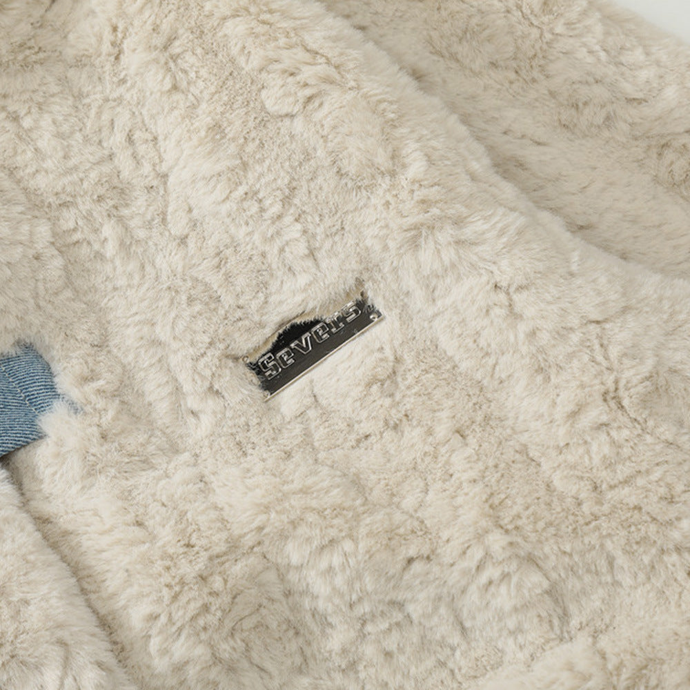 Unisex Coat Jacket  Lamb Down Cotton Coat Jacket Men